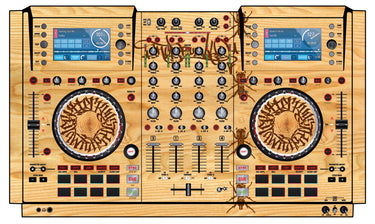 Numark NV Skin Thudrumble Wood
